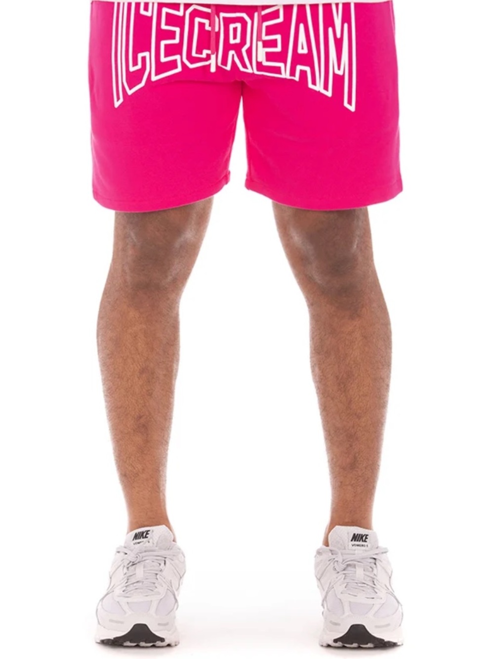 ICECREAM-Shot Cotton French Terry Sweat Shorts